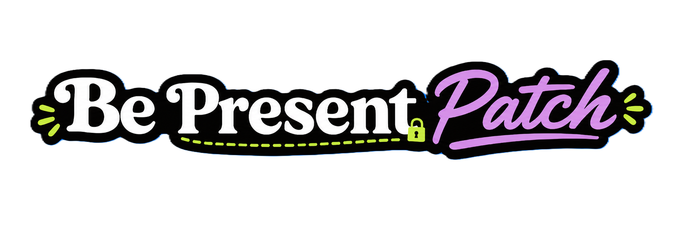 Be Present Patch logo banner